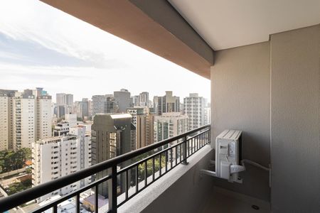 Studio para alugar com 25m², 1 quarto e sem vaga Studio para alugar com 25m², 1 quarto e sem vagaVaranda