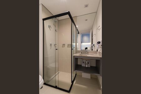 Studio para alugar com 25m², 1 quarto e sem vaga Studio para alugar com 25m², 1 quarto e sem vagaBanheiro