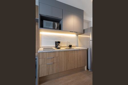 Studio para alugar com 25m², 1 quarto e sem vaga Studio para alugar com 25m², 1 quarto e sem vagaCozinha