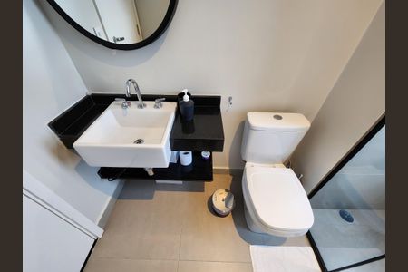 Studio à venda com 30m², 1 quarto e sem vaga Studio à venda com 30m², 1 quarto e sem vagaBanheiro