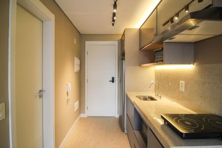 Studio para alugar com 27m², 1 quarto e sem vagaCozinha integrada