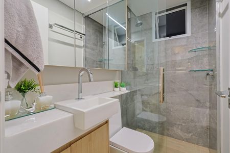 Apartamento à venda com 70m², 3 quartos e 2 vagas Apartamento à venda com 70m², 3 quartos e 2 vagasBanheiro