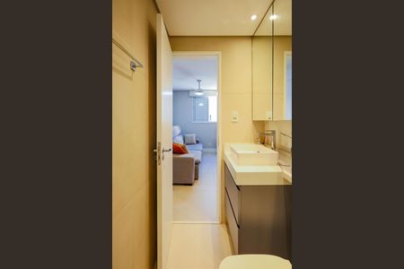 Apartamento à venda com 63m², 2 quartos e 1 vaga Apartamento à venda com 63m², 2 quartos e 1 vagaBanheiro Social