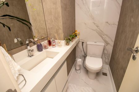 Apartamento à venda com 82m², 2 quartos e 1 vagaLavabo