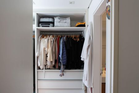 Apartamento à venda com 90m², 1 quarto e 2 vagasCloset da suíte