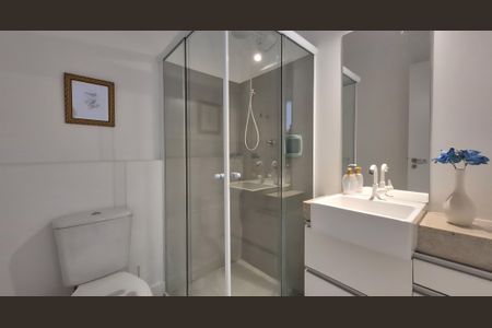 Banheiro casa 2 de casa para alugar com 1 quarto, 50m² em Vila Clementino, São Paulo