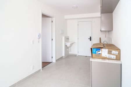 Sala de apartamento para alugar com 1 quarto, 27m² em Parque Industrial Tomas Edson, São Paulo