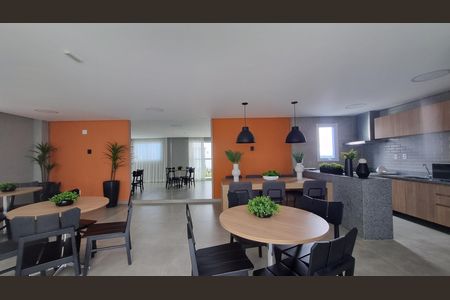 Apartamento para alugar com 39m², 2 quartos e 1 vagaÁrea comum - Salão de festas