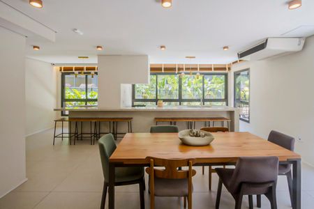 Studio para alugar com 31m², 1 quarto e sem vaga Studio para alugar com 31m², 1 quarto e sem vagaÁrea comum - Salão de festas