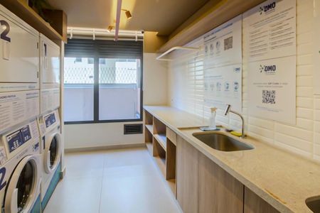 Studio para alugar com 31m², 1 quarto e sem vaga Studio para alugar com 31m², 1 quarto e sem vagaLavanderia