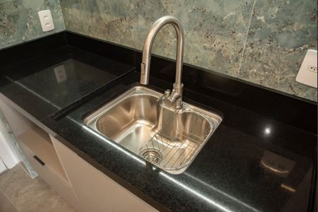 Studio à venda com 26m², 1 quarto e sem vagaCozinha