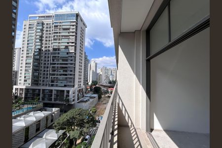 Vista da Varanda do Studio de kitnet/studio à venda com 1 quarto, 22m² em Jardim das Acacias, São Paulo