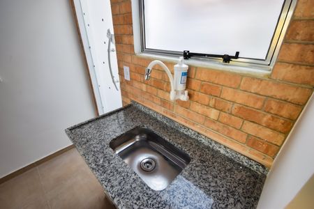 Studio para alugar com 25m², 1 quarto e sem vagaCozinha - Torneira