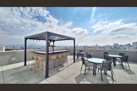 Studio para alugar com 27m², 1 quarto e sem vaga Studio para alugar com 27m², 1 quarto e sem vagaÁrea comum - Churrasqueira