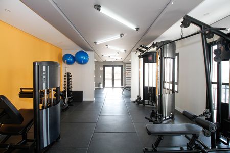 Studio para alugar com 30m², 1 quarto e sem vaga Studio para alugar com 30m², 1 quarto e sem vagaÁrea Comum - Academia