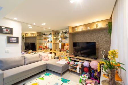 Casa de condomínio à venda com 75m², 3 quartos e 2 vagasSala