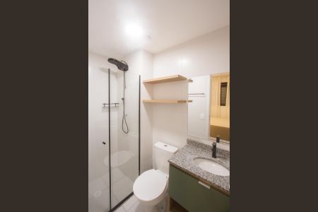 Apartamento para alugar com 27m², 1 quarto e sem vaga Apartamento para alugar com 27m², 1 quarto e sem vagaBanheiro da Suíte