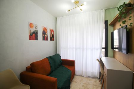 Sala de apartamento à venda com 1 quarto, 27m² em Vila Olímpia, São Paulo