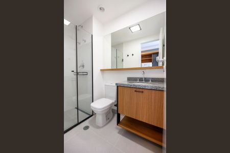 Studio para alugar com 24m², 1 quarto e sem vaga Studio para alugar com 24m², 1 quarto e sem vagaBanheiro