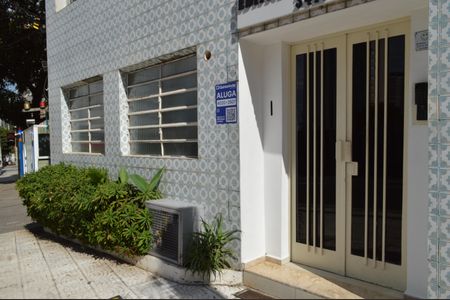 Apartamento para alugar com 50m², 1 quarto e sem vagaFachada e Placa