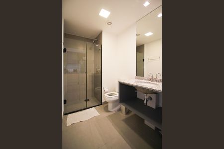 Studio para alugar com 27m², 1 quarto e sem vaga Studio para alugar com 27m², 1 quarto e sem vagaBanheiro