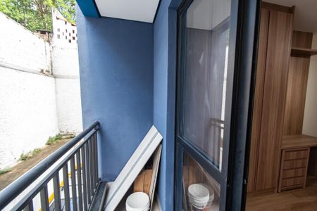 Studio à venda com 26m², 1 quarto e sem vagaVaranda