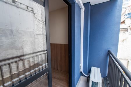 Studio à venda com 26m², 1 quarto e sem vagaVaranda