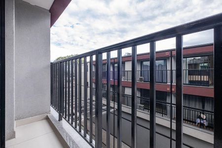 Studio para alugar com 24m², 1 quarto e sem vaga Studio para alugar com 24m², 1 quarto e sem vagaStudio - Varanda