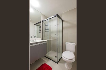 Studio para alugar com 24m², 1 quarto e sem vaga Studio para alugar com 24m², 1 quarto e sem vagaBanheiro