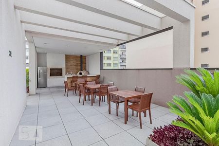 Apartamento à venda com 36m², 1 quarto e 1 vagaChurrasqueira