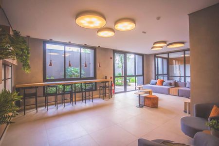 Studio para alugar com 27m², 1 quarto e sem vagaÁrea comum - Salão de festas