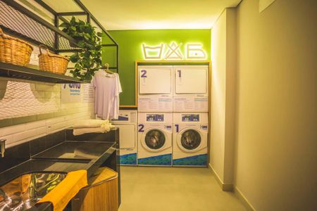 Studio para alugar com 27m², 1 quarto e sem vagaLavanderia