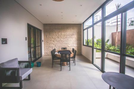 Studio para alugar com 27m², 1 quarto e sem vagaÁrea comum - Salão de festas