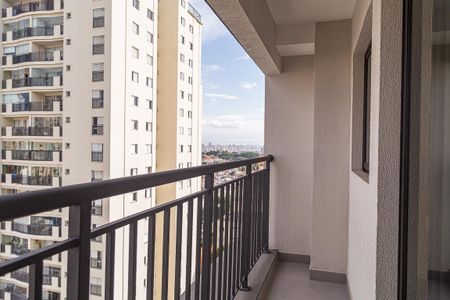 Studio para alugar com 27m², 1 quarto e sem vagaVaranda