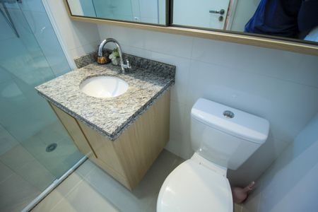 Apartamento à venda com 55m², 2 quartos e 1 vaga Apartamento à venda com 55m², 2 quartos e 1 vagaBanheiro da Suíte