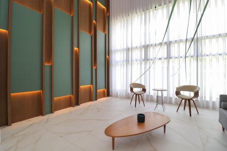 Studio para alugar com 28m², 1 quarto e sem vaga Studio para alugar com 28m², 1 quarto e sem vagaHall social