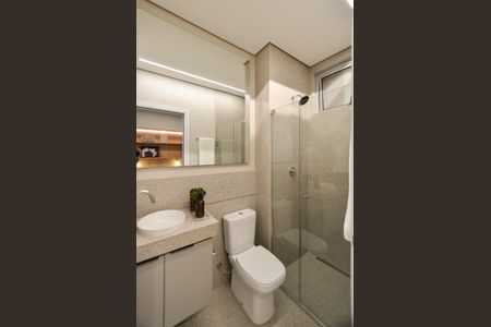 Banheiro Suíte de apartamento à venda com 1 quarto, 25m² em Centro, Belo Horizonte