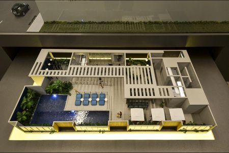 Apartamento à venda com 25m², 1 quarto e sem vagaMaquete da Área Comum