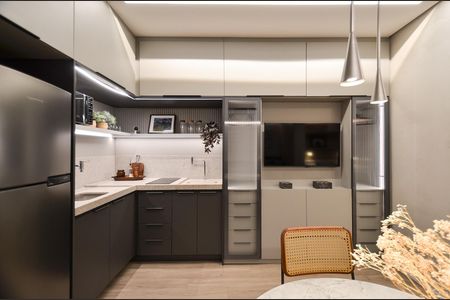 Apartamento à venda com 25m², 1 quarto e sem vagaCozinha
