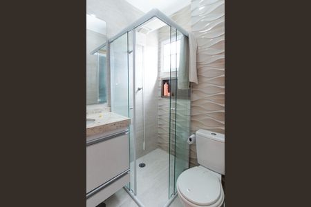 Casa de condomínio para alugar com 110m², 2 quartos e 2 vagasBanheiro da Suíte 1