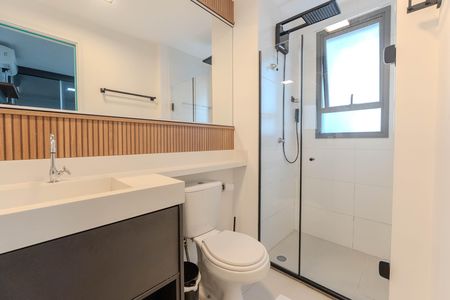 Apartamento para alugar com 35m², 1 quarto e sem vaga Apartamento para alugar com 35m², 1 quarto e sem vagaBanheiro