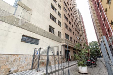 Apartamento para alugar com 34m², 1 quarto e sem vaga Apartamento para alugar com 34m², 1 quarto e sem vagaFachada e Placa