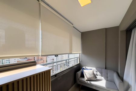 Studio para alugar com 26m², 1 quarto e sem vagaVaranda