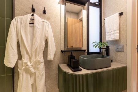 Studio à venda com 27m², 1 quarto e sem vagaBanheiro