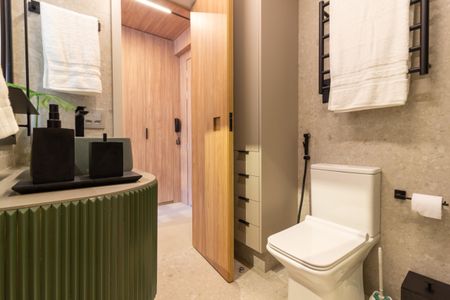 Studio à venda com 27m², 1 quarto e sem vagaBanheiro