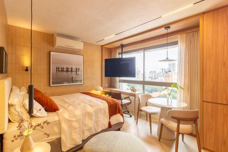 Studio à venda com 27m², 1 quarto e sem vagaStudio