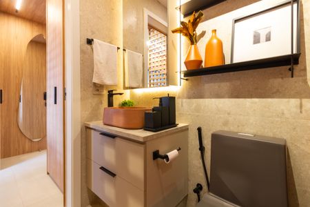 Studio à venda com 27m², 1 quarto e sem vagaBanheiro