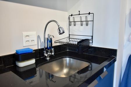 Studio para alugar com 25m², 1 quarto e sem vaga Studio para alugar com 25m², 1 quarto e sem vagaCozinha