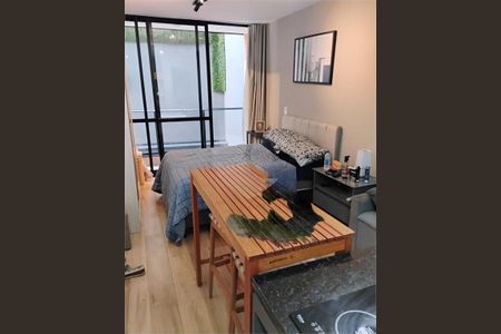 Studio à venda com 26m², 1 quarto e sem vaga
