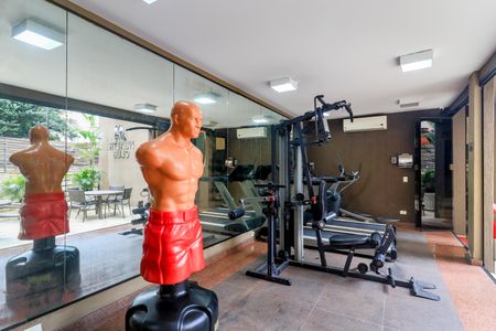 Apartamento para alugar com 32m², 1 quarto e 1 vaga Apartamento para alugar com 32m², 1 quarto e 1 vagaÁrea comum - Academia